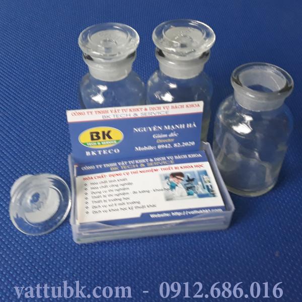 Chai trắng miệng rộng nút mài 60ml