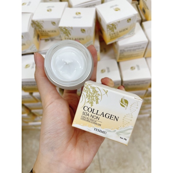 Kem Collagen Sữa Non Dưỡng Ẩm Trắng Da Mặt