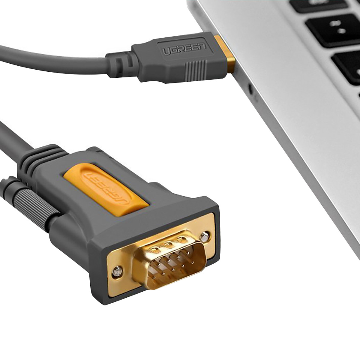 Cáp Chuyển Đổi USB 2.0 Sang COM RS232 - DB9 Ugreen 20222 dài 2M