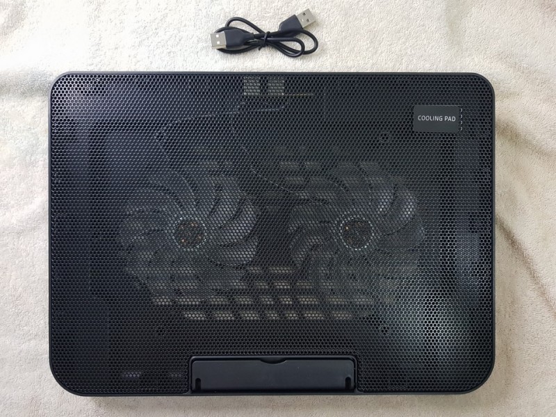 Bảng giá Đế Fan tản nhiệt Laptop Cooling Pad N99 - 2 quạt đèn led có nấc lên lên hạ xuống laptop từ 10-17 inch Phong Vũ