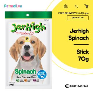 Combo Snack Jerhigh Spinach 70g - 5 gói Petmall thumbnail