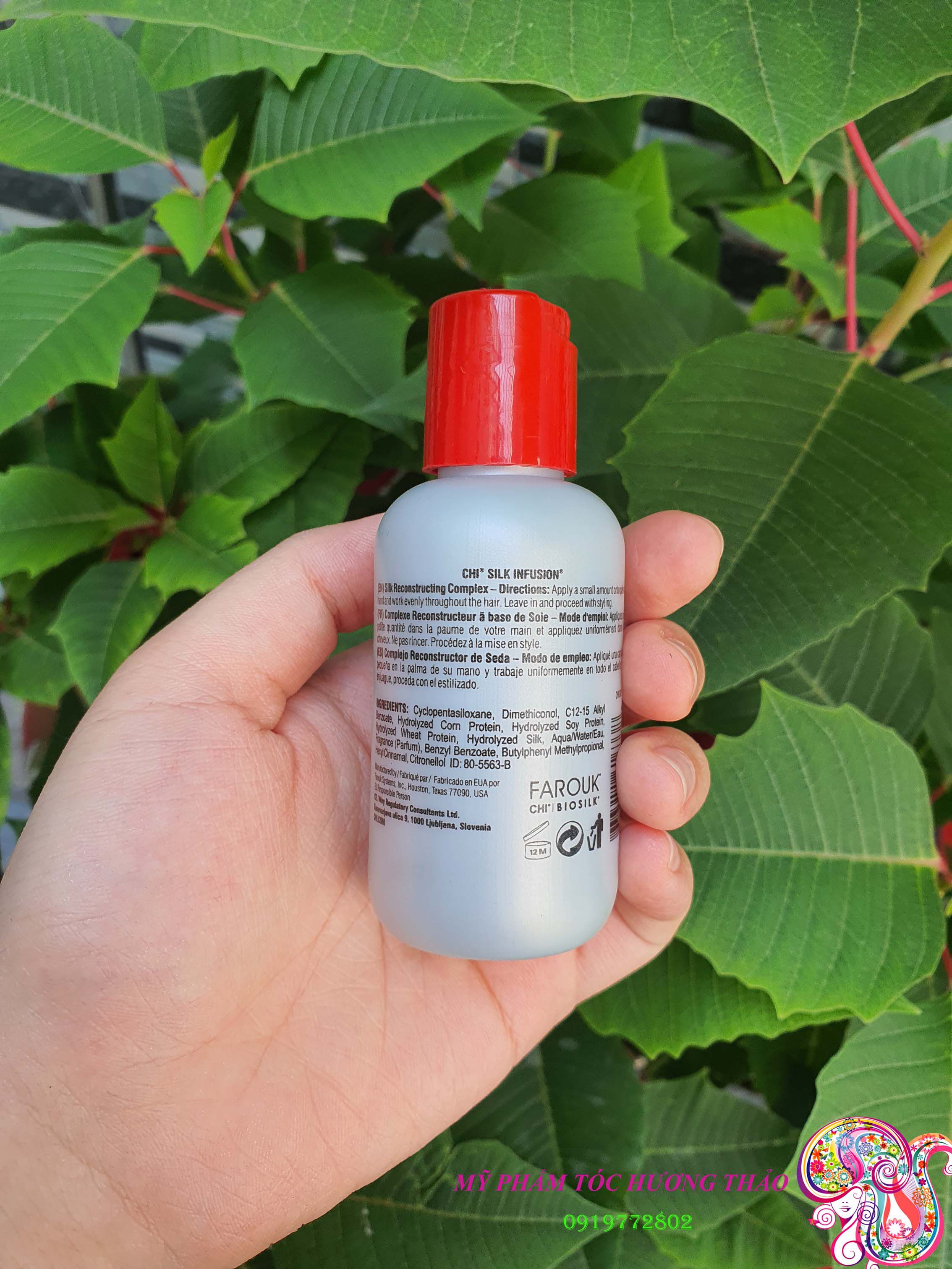 {USA} Tinh Dầu Dưỡng Tóc Bóng Mượt CHI SILK INFUSION RECONSTRUCTING COMPLEX (59ML/ 177ML/ 355ML)