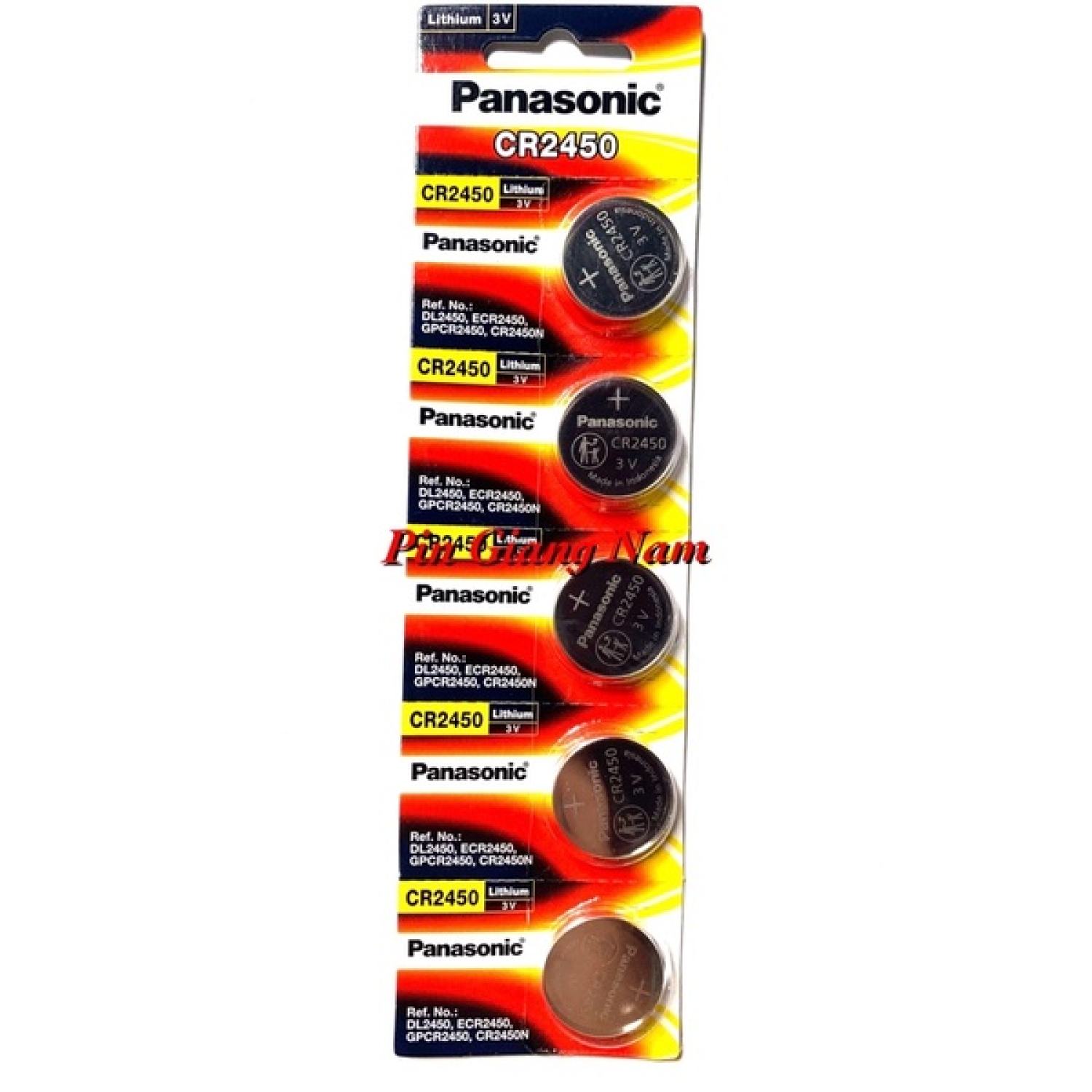 Pin CR2450 Panasonic 3V Lithium
