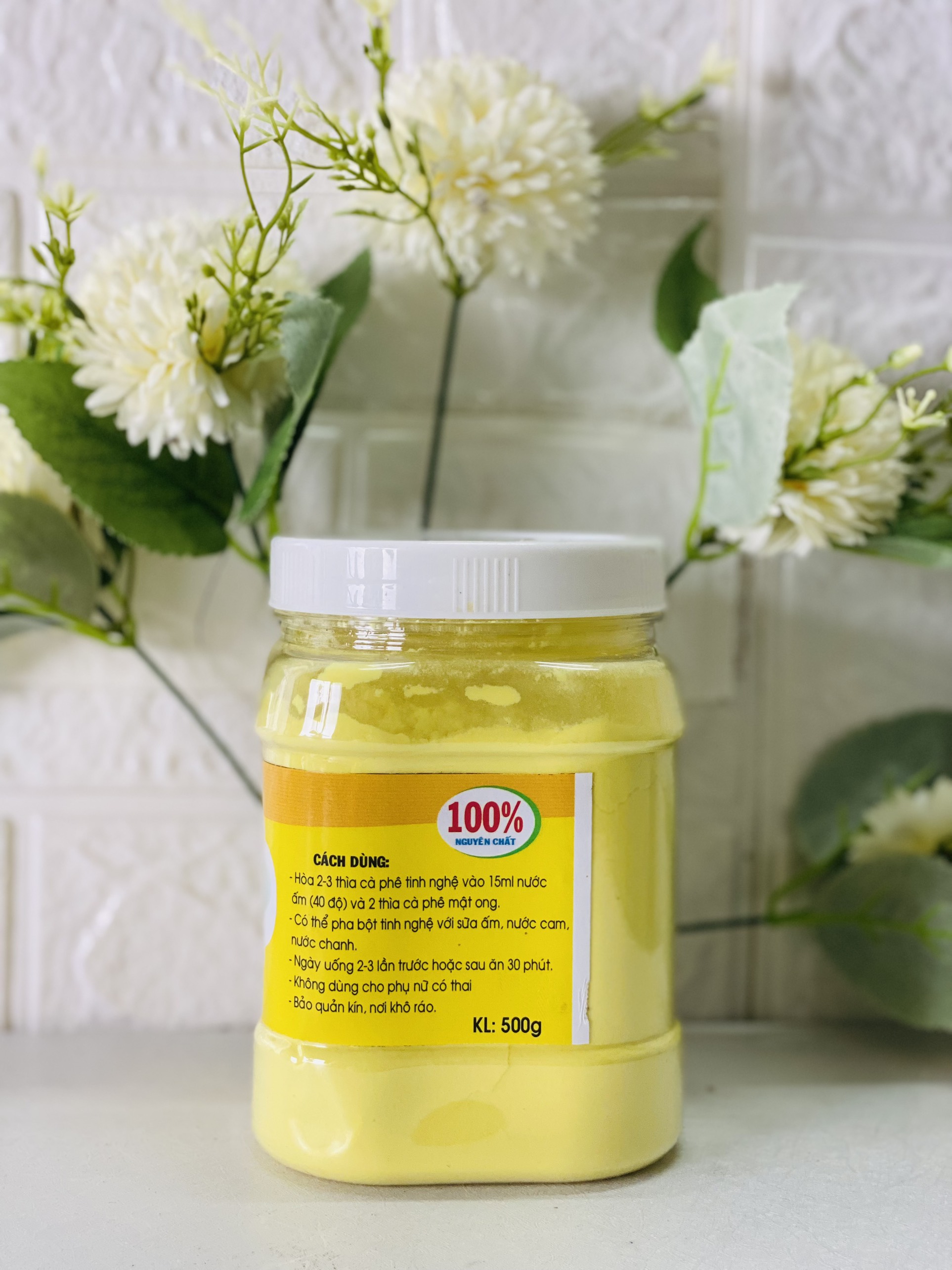 Hộp: Tinh Bột Nghệ Cao cấp 500g