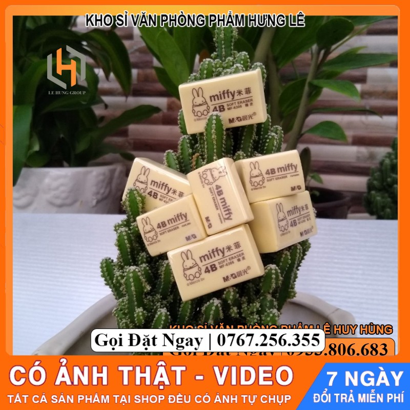 [HCM]Gôm M&G Mify 4B màu vàng FXP96580