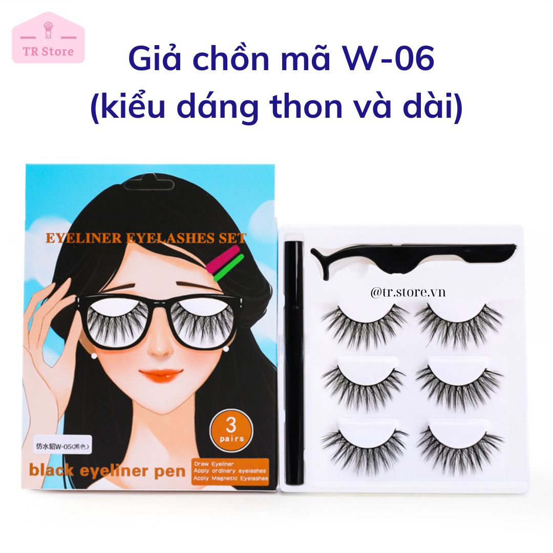 [HCM][Tặng nhíp] Set mi giả nam châm 3D