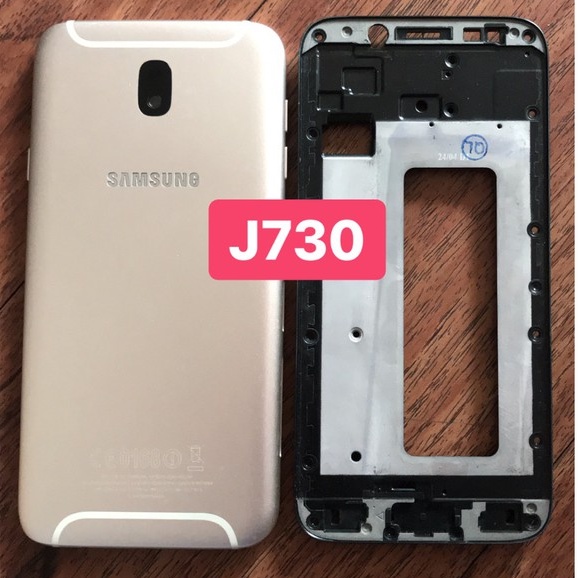 Bộ vỏ  thay thế cho samsung J730 / J7 pro - (gồm lưng, sườn và phím bấm)