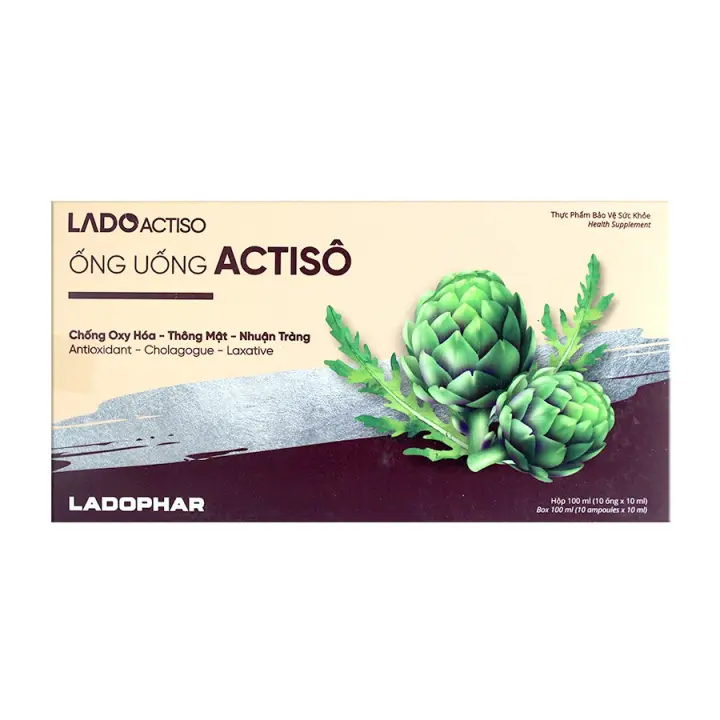 Cao Atiso dạng ống uống 10ml Actiso Ladophar Đà Lạt Lâm Đồng