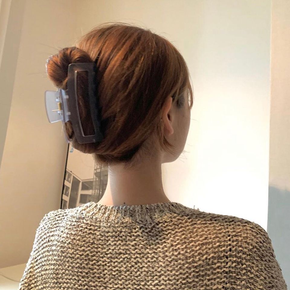 Kẹp tóc matte square Hàn Quốc Korea
