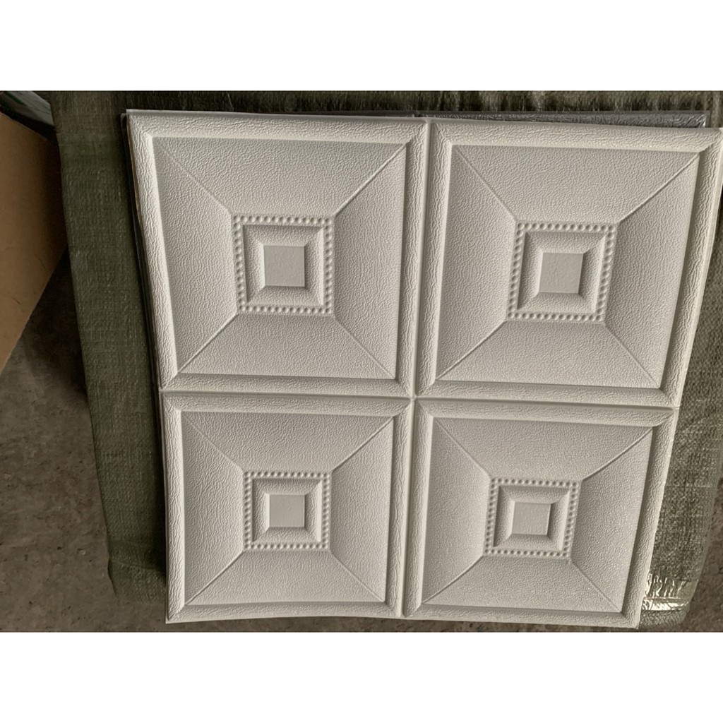 XỐP DÁN TƯỜNG 3D GIẢ DA CỰC ĐẸP 60x60cm