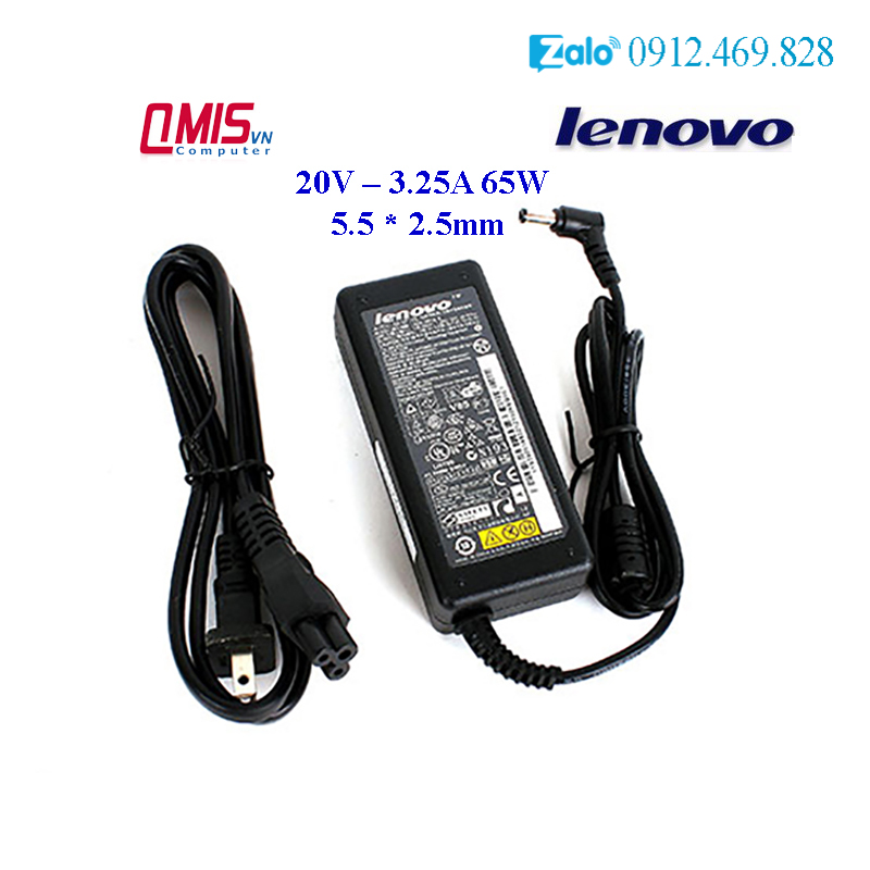 Sạc laptop lenovo – ibm 20v-3.25a 65w