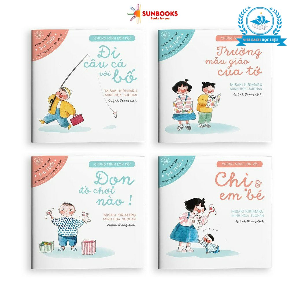 Sách - Chúng mình lớn rồi - Ehon Nhật Bản dành cho trẻ từ 3-6 tuổi - Nhà sách Học Liệu