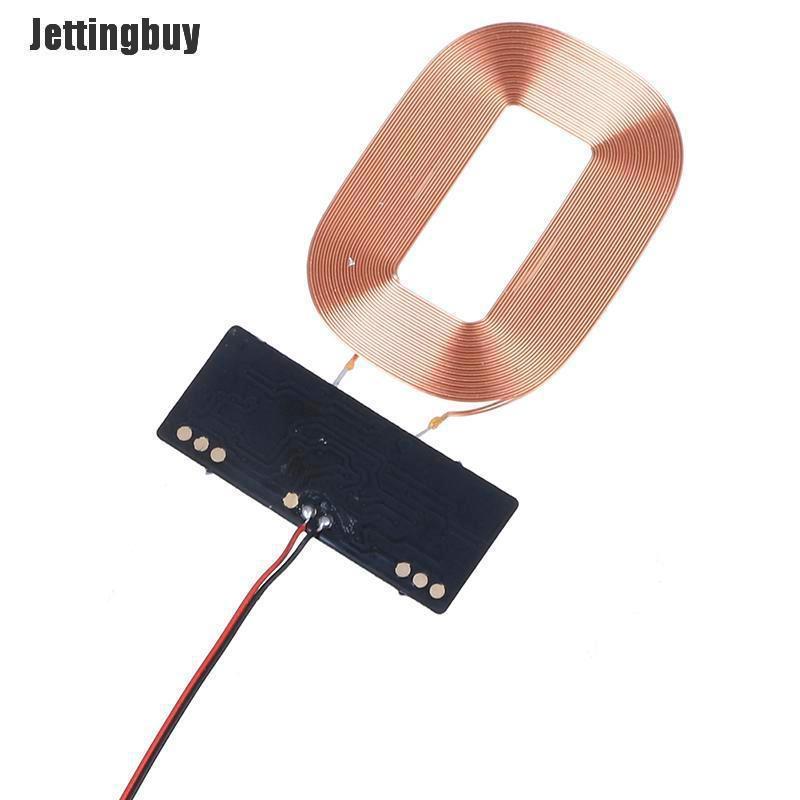 Jettingbuy Tiêu Chuẩn Qi Bộ Sạc Không Dây Nhanh Mô-đun Bảng Mạch PCBA + Cuộn Dây