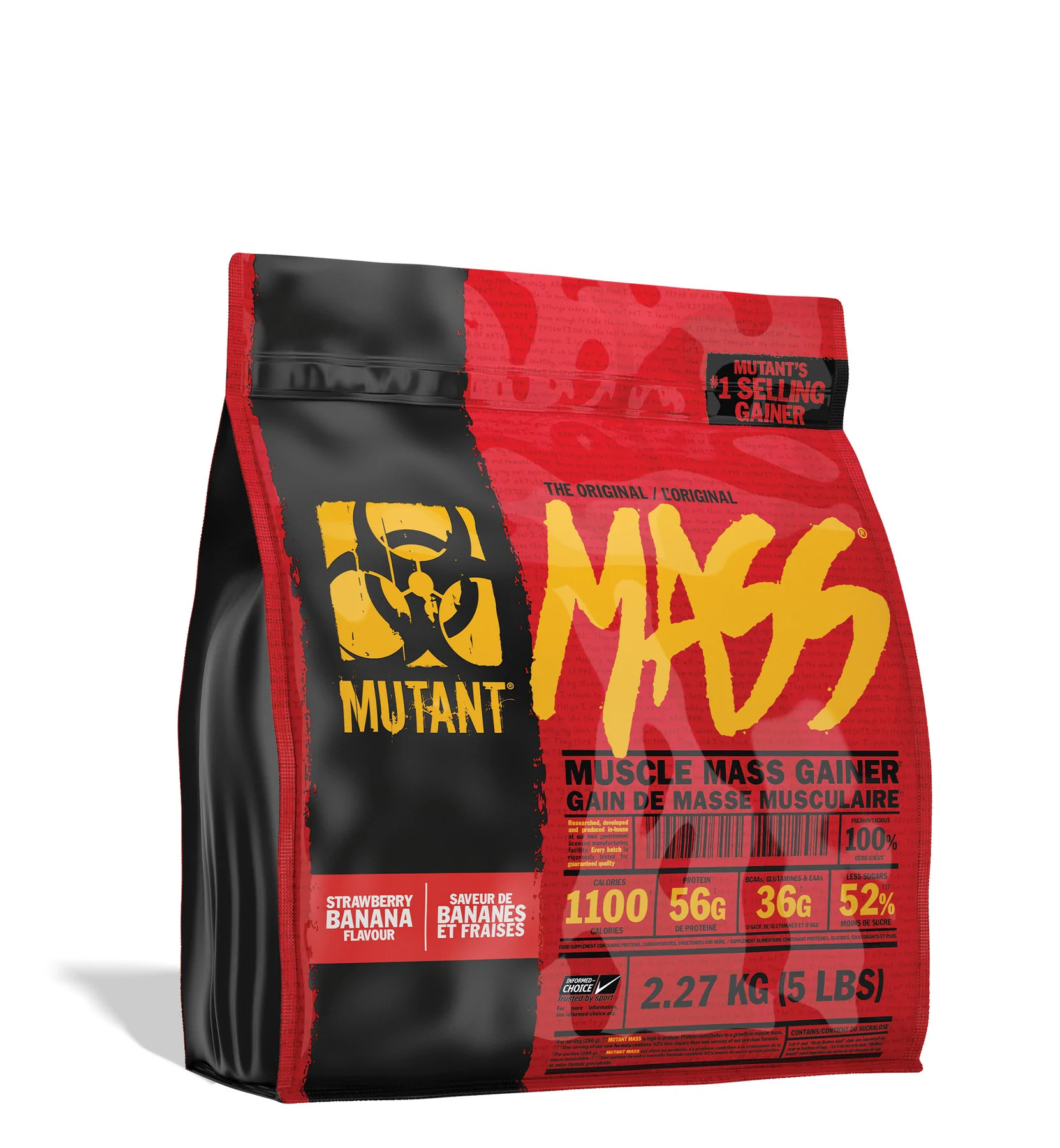 Sữa Tăng Cơ Mutant Mass Protein 5Lbs - 2.27kg