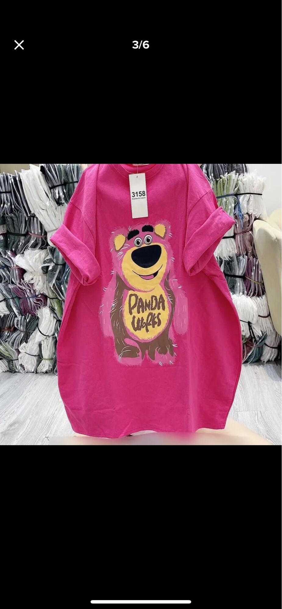 Áo Thun 3158 Form Rộng Panda