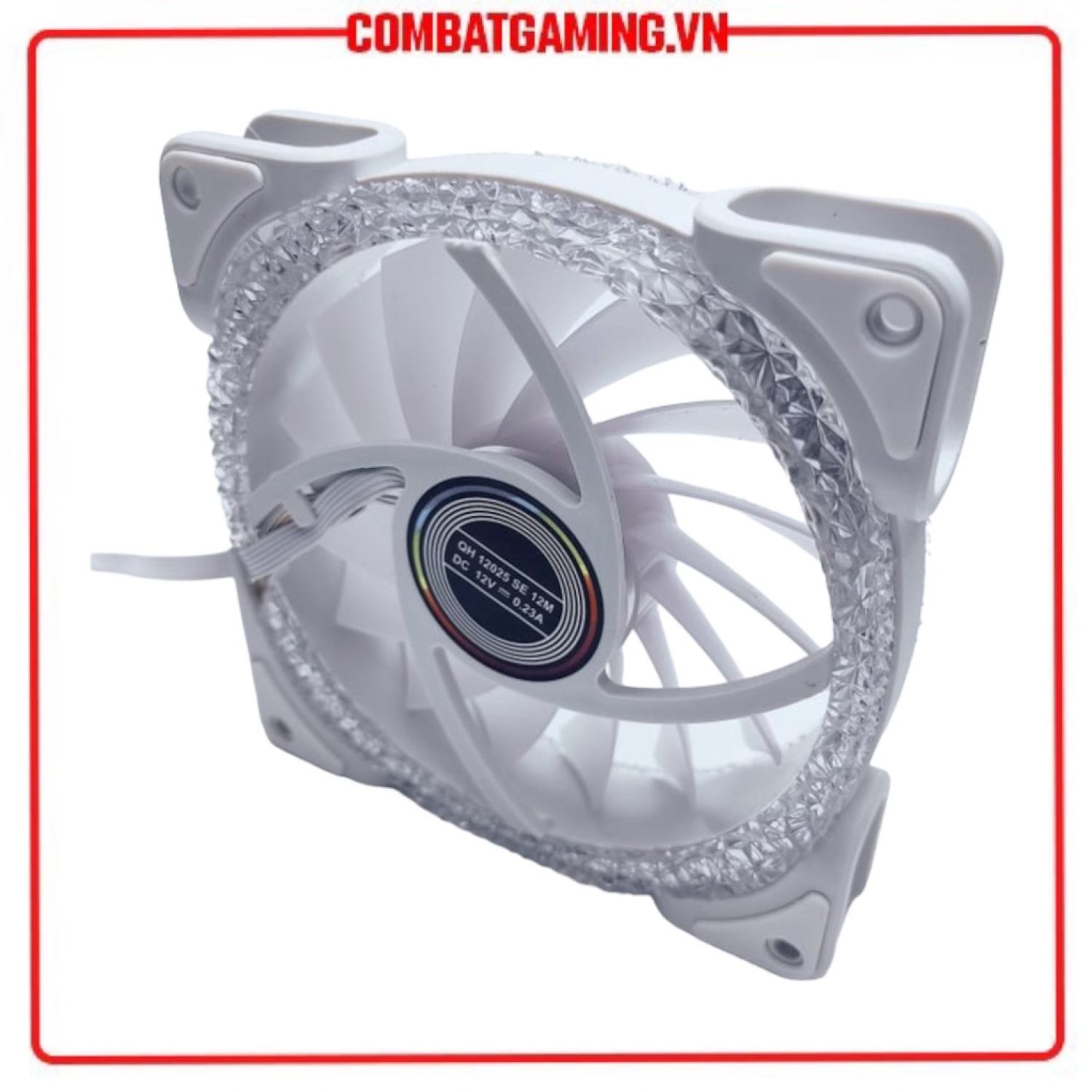 Bộ Kit 3 Fan - 6 Fan Coolmoon Diamond U1 White ARGB (Kèm Hub Coolmoon Sync Main)
