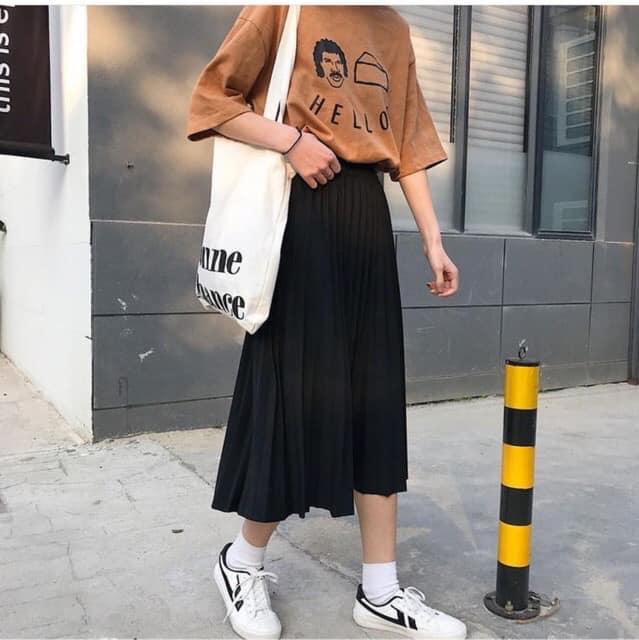Chân Váy Xếp Li Hàn Basic