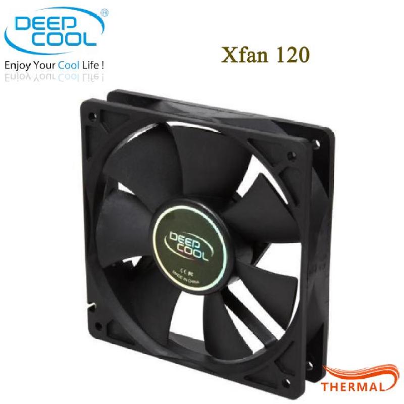 Fan case 12cm DeepCool Xfan 120 - Thiết kế đơn giản, sức gió tốt, quay êm, bền bỉ theo thời gian
