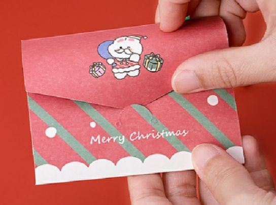 Thiệp giáng sinh, noel mini dễ thương THIEPGIANGSINH03