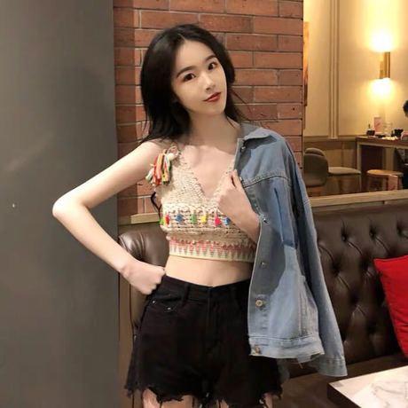 Áo len móc đi biển