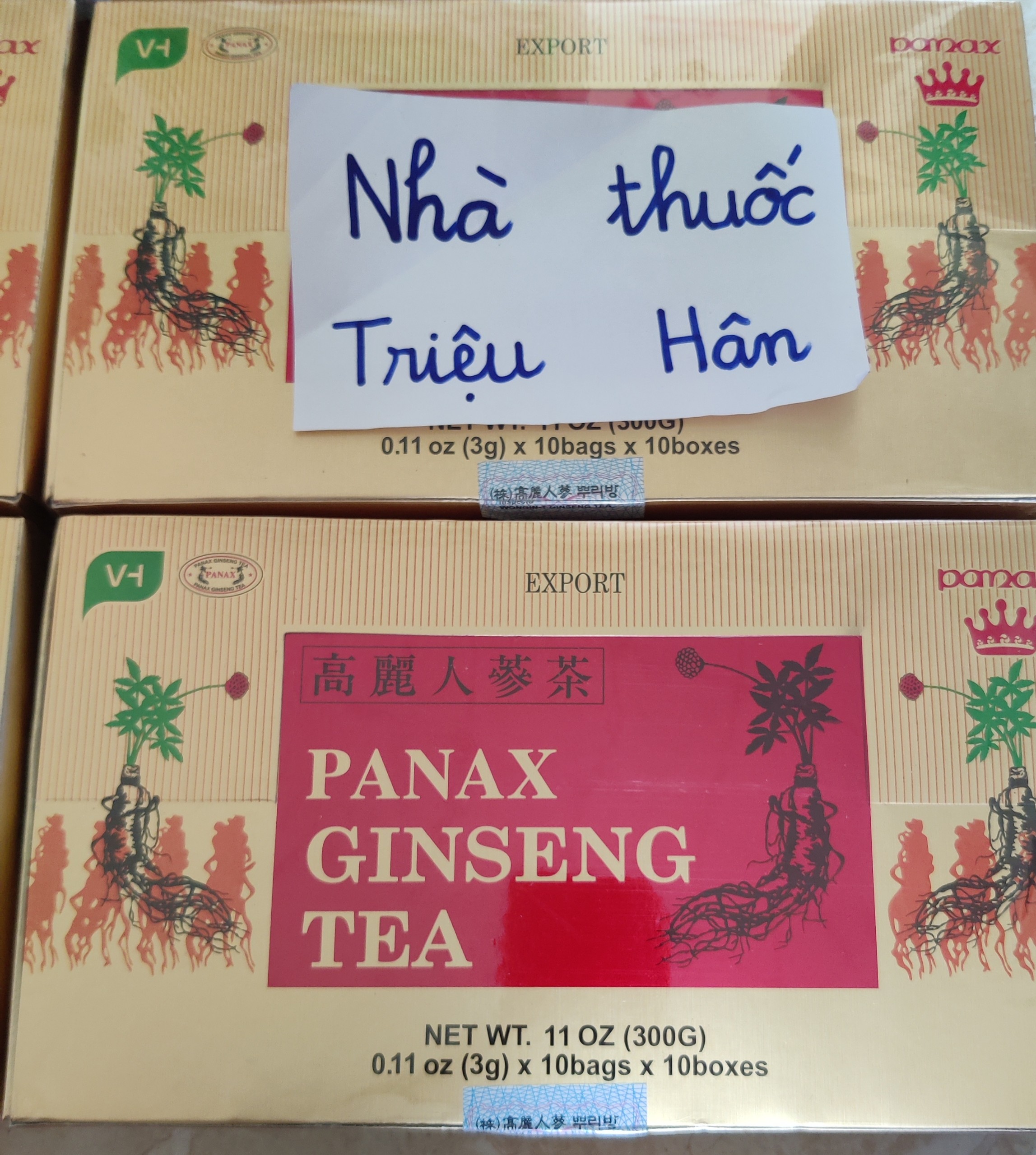 Panax ginseng tea 100 box health supplement package