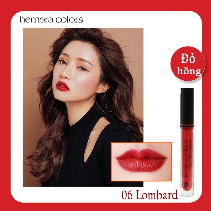Son siêu lì Hemera Colors Liquid Matte Lipstick HLML