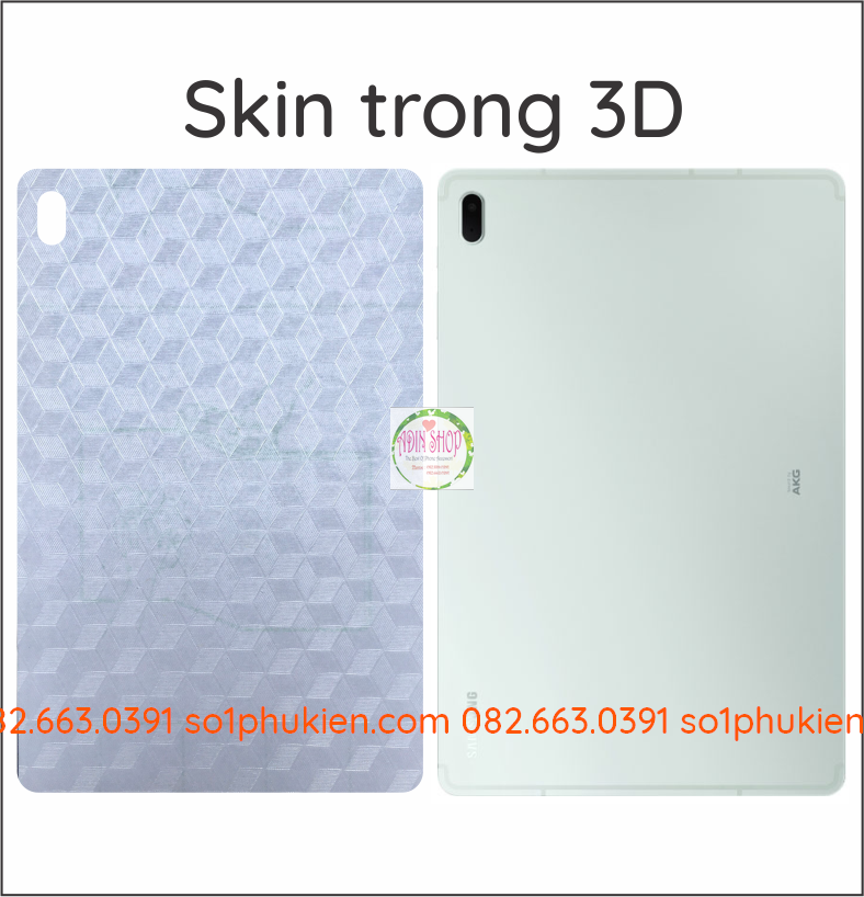 Miếng dán mặt lưng carbon Samsung Tab S7 FE/ Tab S7/ Tab S7+