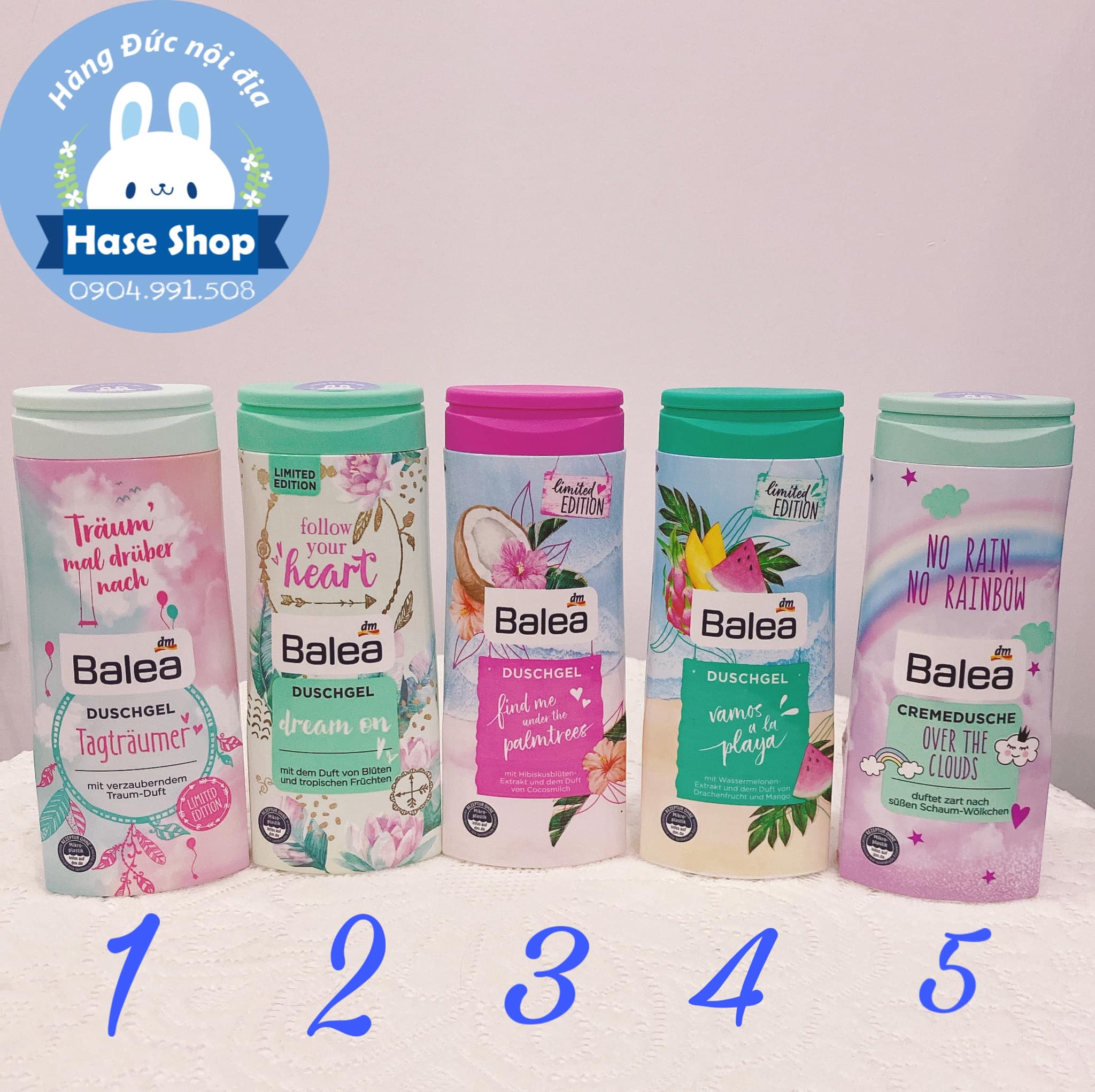 Sữa tắm Balea 300ml nội địa Đức đủ bill