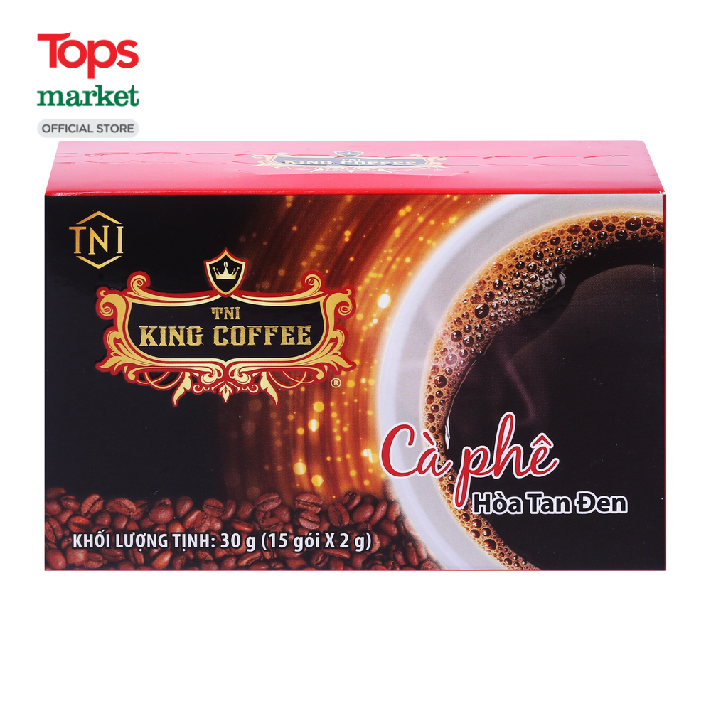 Cà Phê Đen Hòa Tan King Coffee 15 2G - Siêu Thị Tops Market