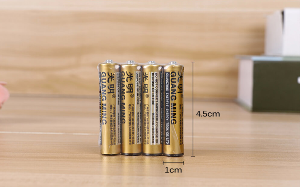 VỈ 4 VIÊN Pin Tiểu AA GUANG MING Pin 2A Đồng Hồ Treo Tường Hàng Nội Địa Chất Lượng Cao