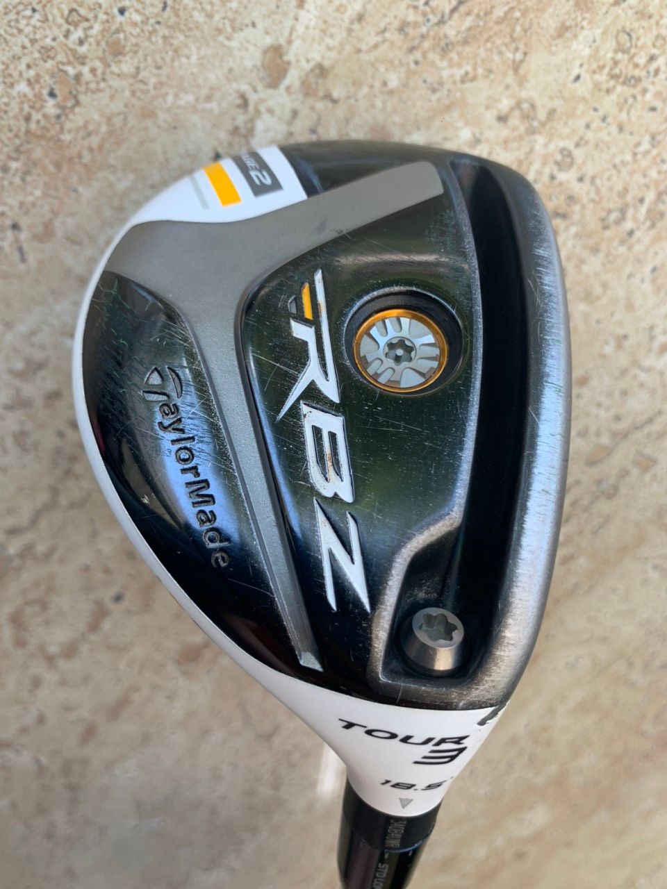 Gậy golf Rescue Hybrid Utility Taylormade RBZ Tour 3 18.5 độ Flex S cũ secondhand 2nd no cover 5726