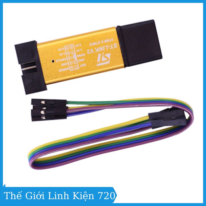 Mạch nạp ST-Link V2, mach nạp cho vi điều khiển STM8 và STM32