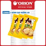 Combo 3 Bánh Gạo Nướng Orion An Vừng 115.2g