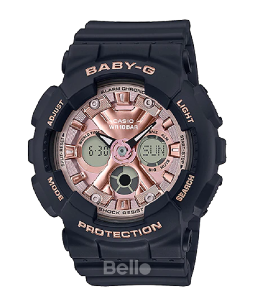 Đồng hồ Casio Baby-G NữBA-130-1A4DR chính hãng chống va đập, chống nước 100m - Bảo hành 5 năm - Pin trọn đời
