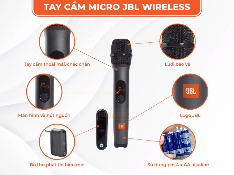 Micro không dây JBL WIRELESS