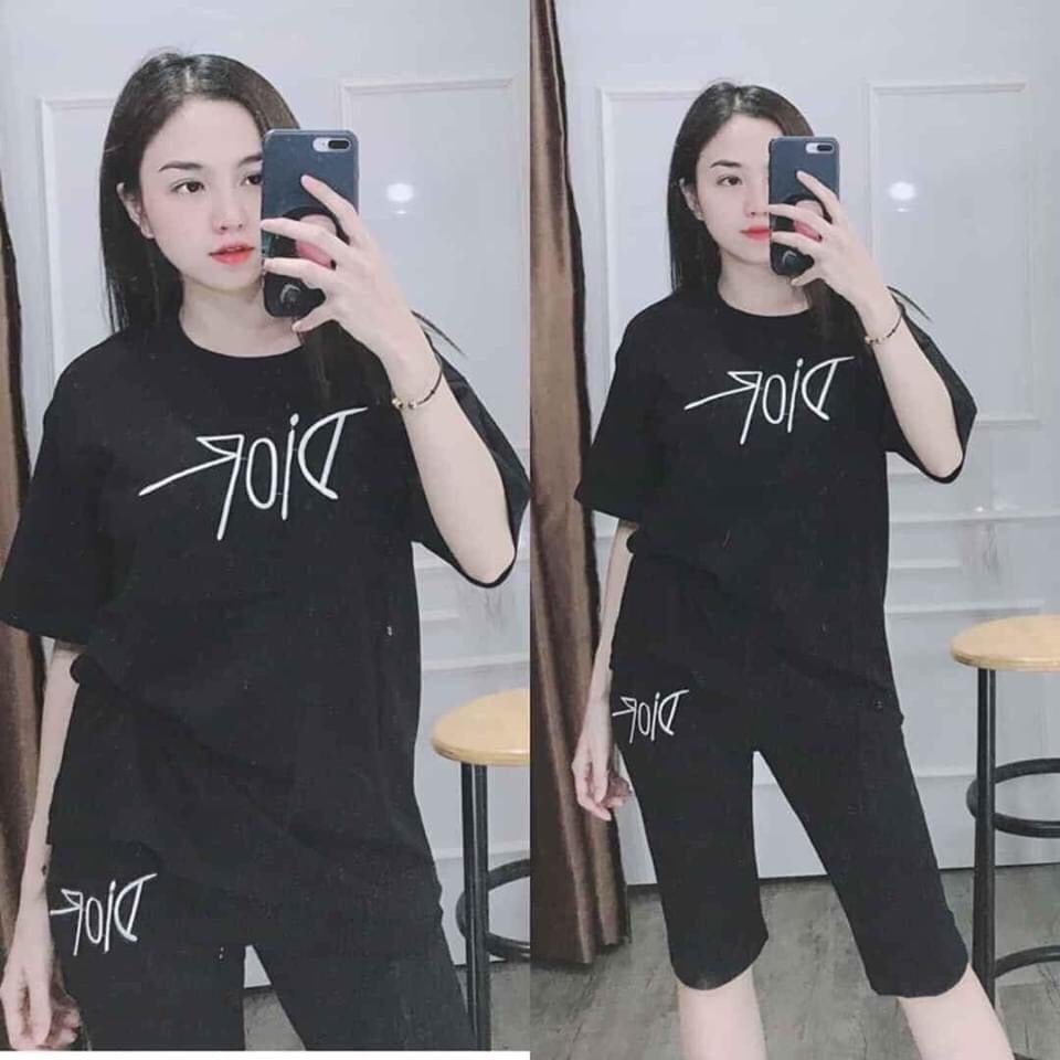 Đồ Bộ, Thun Co Giãn, Quần Lững Ôm