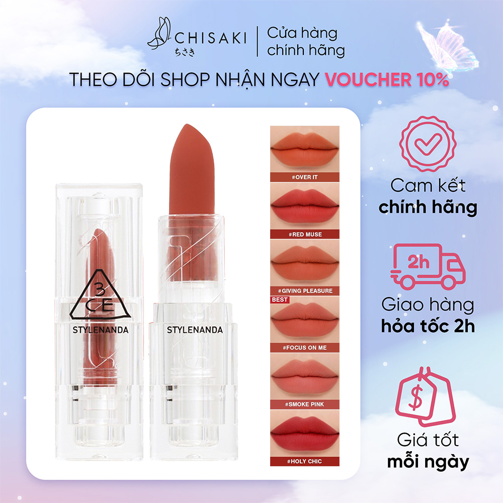 3CE Soft Matte Lipstick 3.5g