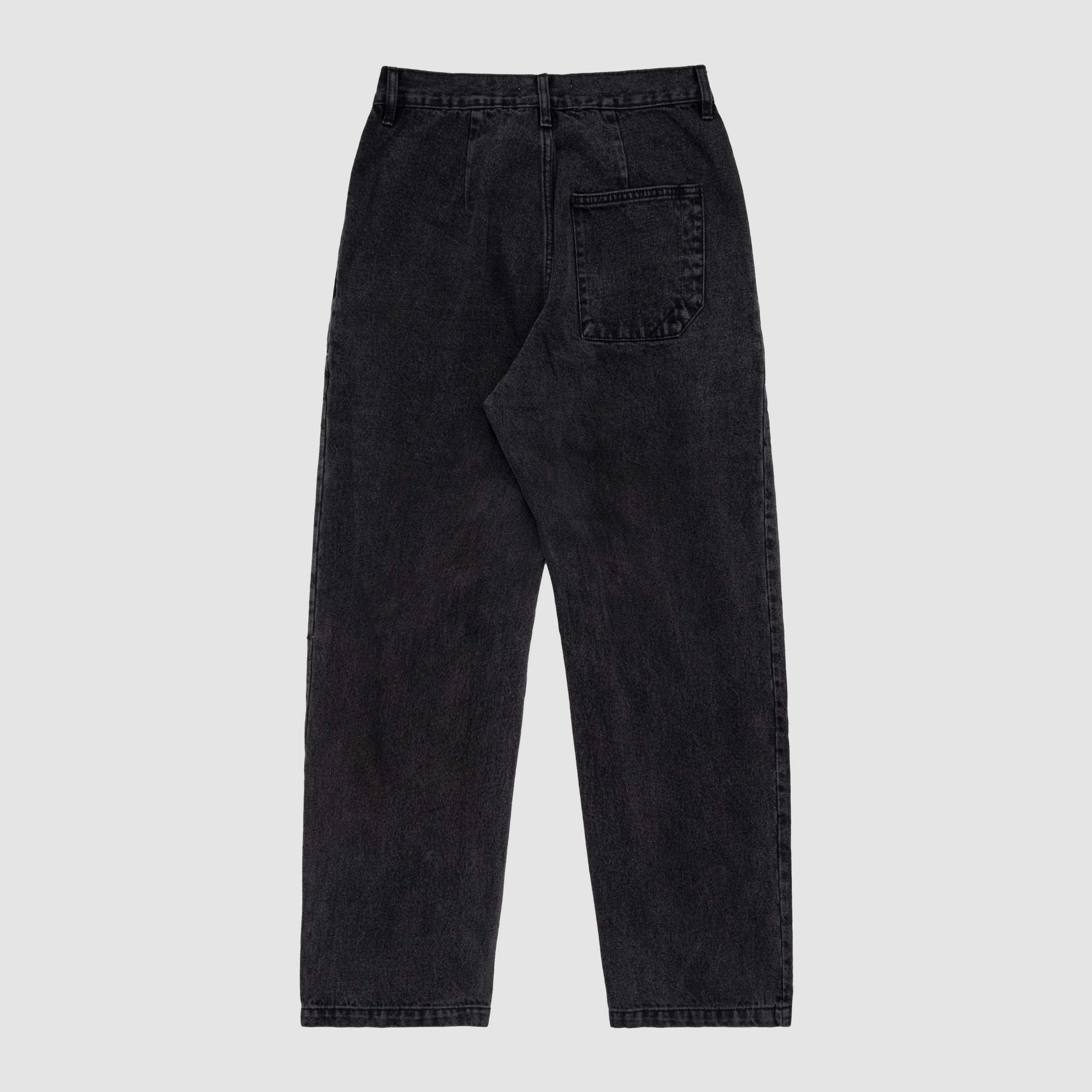 Quần jeans dáng suông 21ST URBAN Grey Folding Jeans