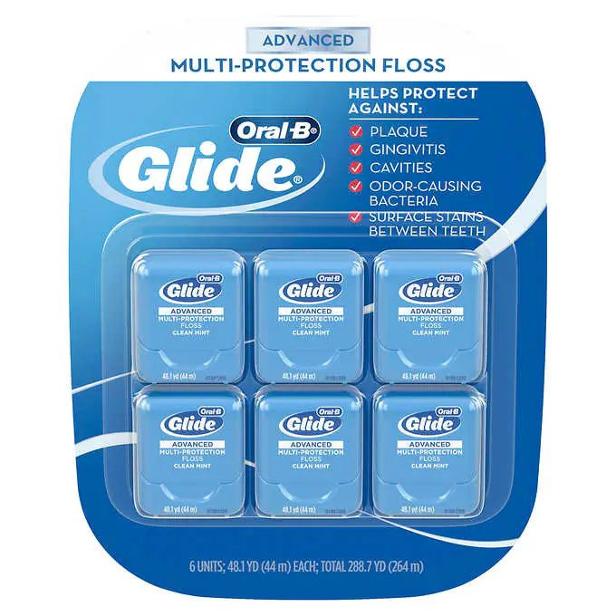 Chỉ nha khoa ORAL-B Glide Advanced Multi Protection Floss Clear Min