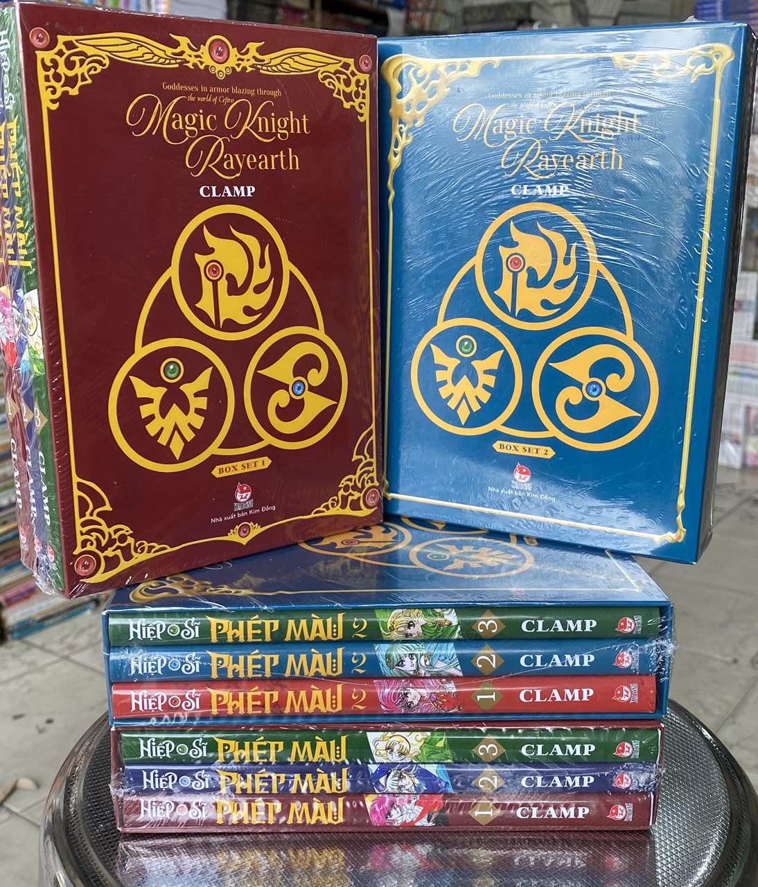 BOXSET HIỆP SĨ CÓ PHÉP MÀU(CLAMP)-6TẬP(END)