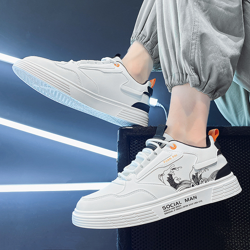 Giày Sneaker Nam, Giày Da Nam Thấp Cổ Da Lì - Mới Nhất 2023