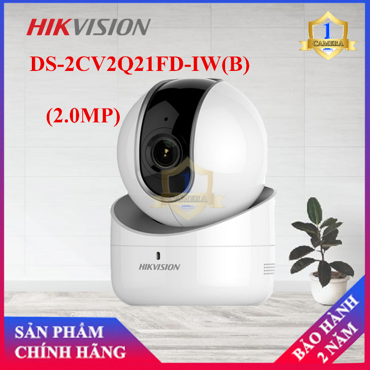 Camera IP WIFI xoay 4 chiều Hikvision Q1 (2Q21) DS-2CV2Q21FD-IW(B) (2.0MP) [ Tùy chọn vào thẻ nhớ ]