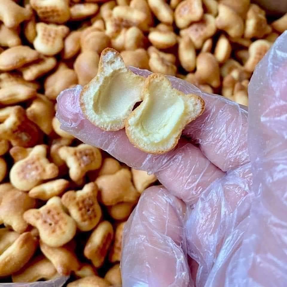 1kg bánh gấu nhân kem