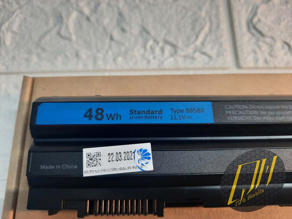 Pin laptop Dell Latitude E6420 E5420 E5520 E6430 E6440 E6520 E6530 6cell Điện áp 10.8V Dung tích 5200mAh