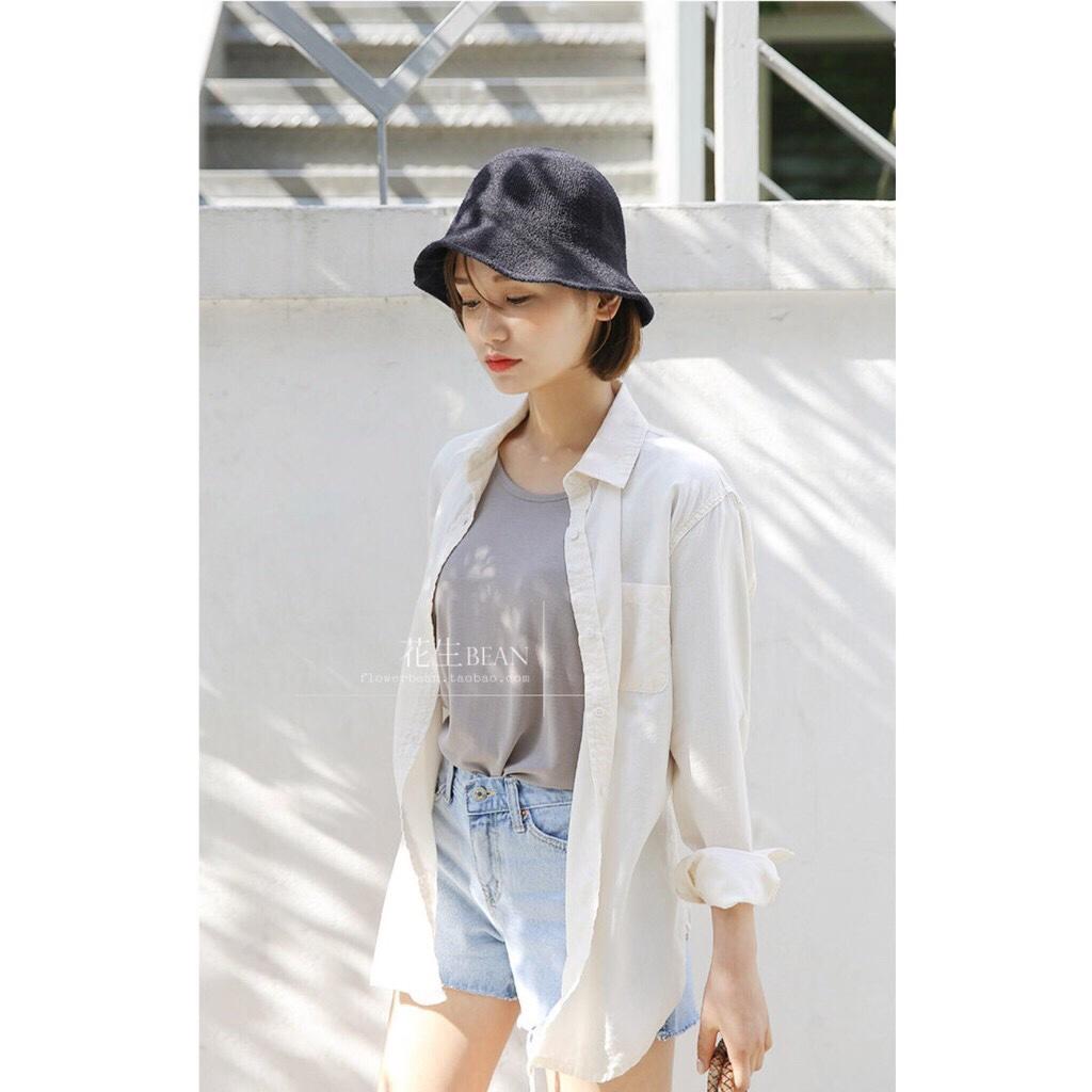 MŨ NÓN BUCKET ULZZANG MŨ HEO MI NHON