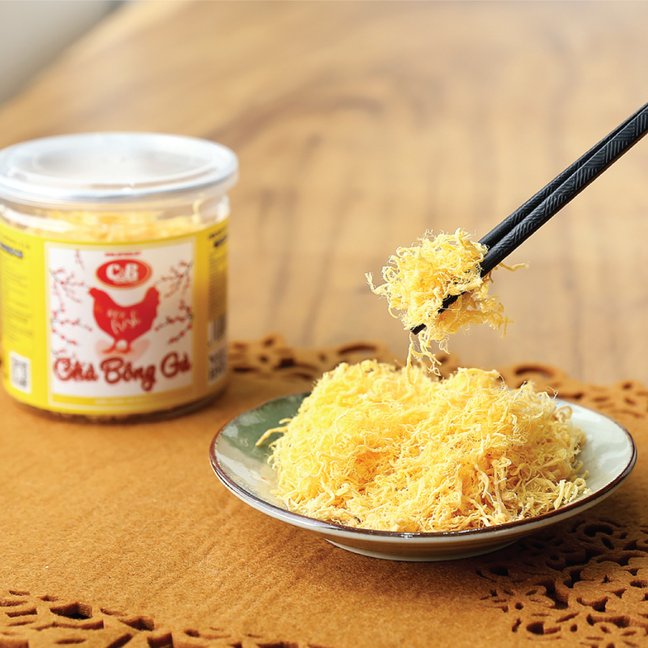 CHÀ BÔNG GÀ C&B HỘP 100G