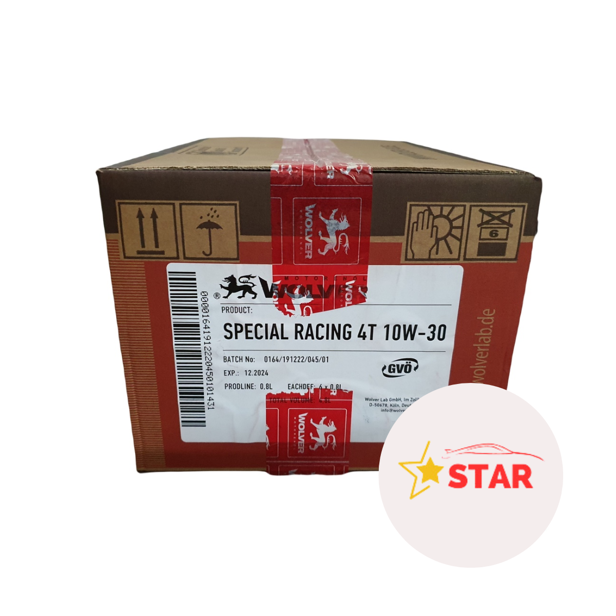 Thùng 6 lon dầu nhớt siêu cao cấp Wolver Special Racing 10w40