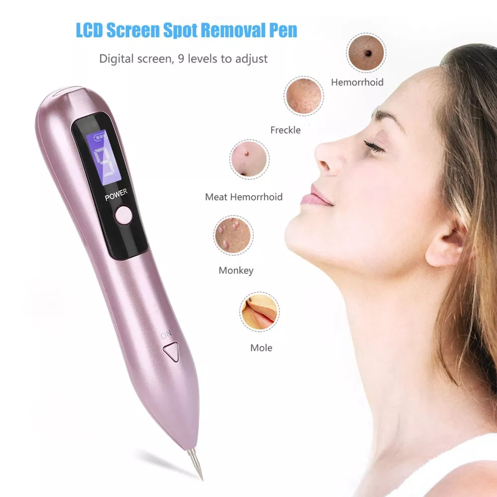 Máy Đốt Nốt Ruồi mụn thịt tàn nhang mini 9 Cấp Độ Cao Cấp-Thế Hệ Mới