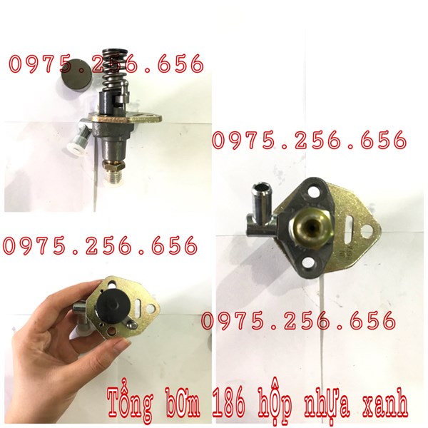 Tổng bơm 186=188 hộp nhựa xanh Rẻ phụ tùng máy cày phụ tùng máy nông nghiệp phụ tùng Hùng Lỳ