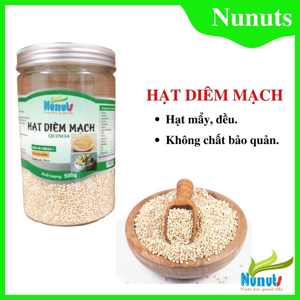 500g Hạt diêm mạch trắng( quinoa) shop Thúy Anh
